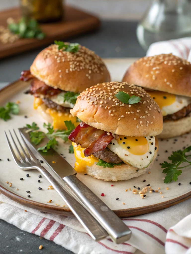 The Best Breakfast Sliders: Irresistibly Gooey & Satisfying!